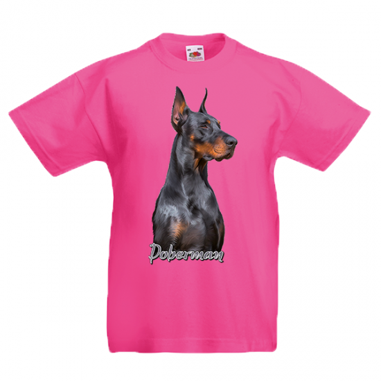 T-Shirt with print Doberman-A9086