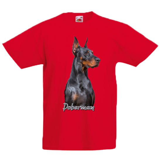 T-Shirt with print Doberman-A9086