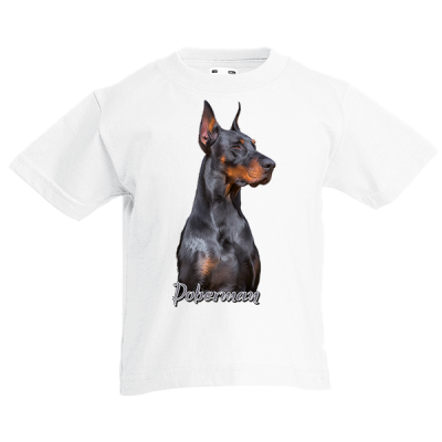 Doberman Kids T-shirt με στάμπα 