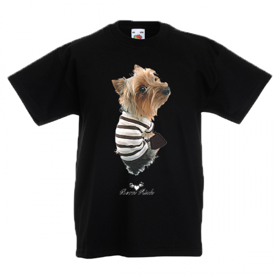 T-shirt με στάμπα Dog Kids-3450