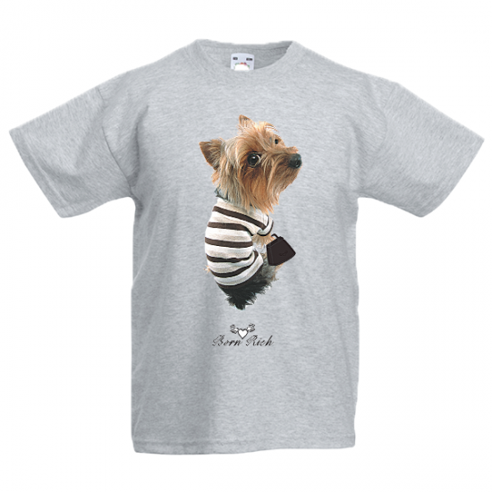 T-Shirt with print Dog Kids-3450