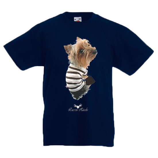 T-Shirt with print Dog Kids-3450