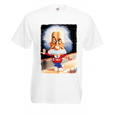 Einstein T-Shirt με στάμπα