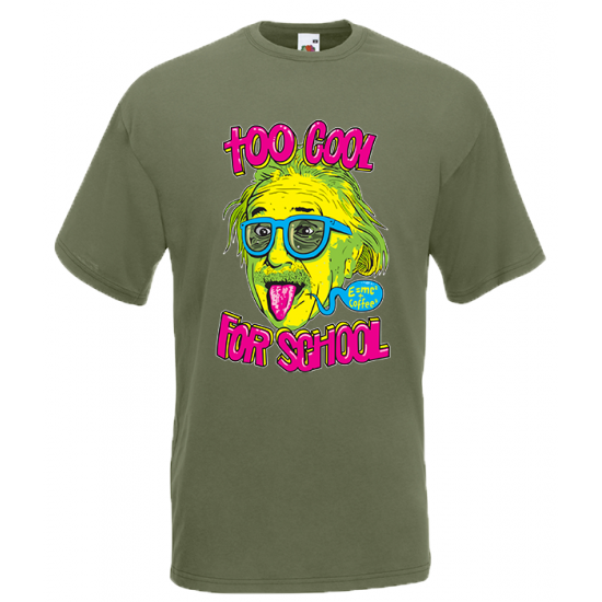 Einstein Too Cool For School T-Shirt with print