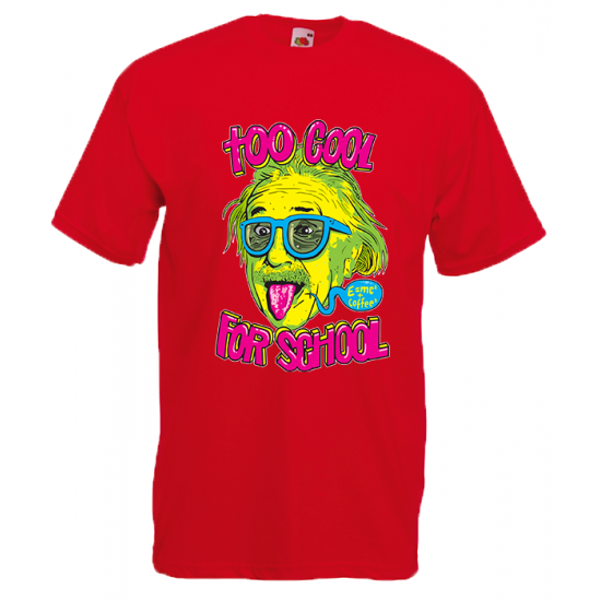 Einstein Too Cool For School T-Shirt with print