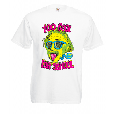 Einstein Too Cool For School T-shirt με στάμπα 