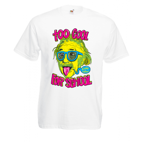 Einstein Too Cool For School T-Shirt with print