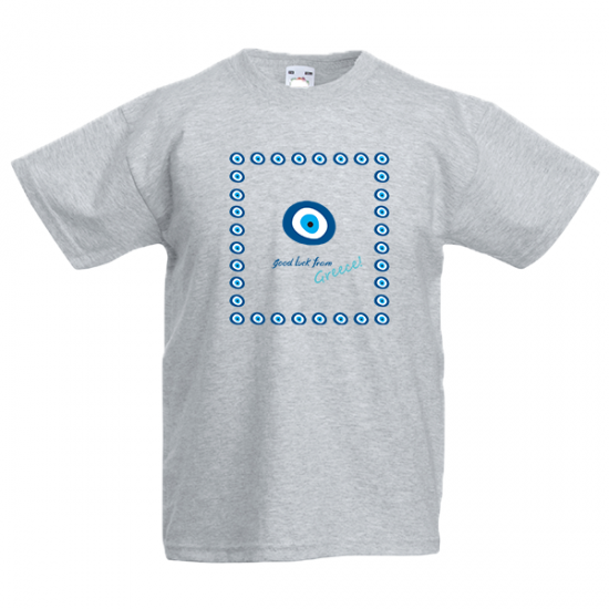 T-Shirt with print Evil Eye Square Kids-631