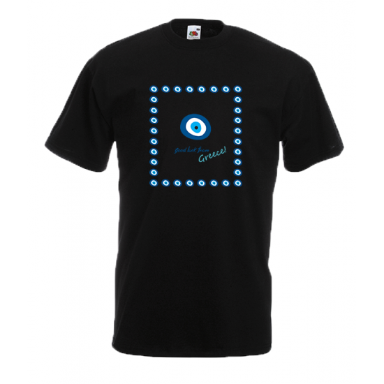 Evil Eye Square T-Shirt with print