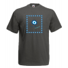 Evil Eye Square T-Shirt with print