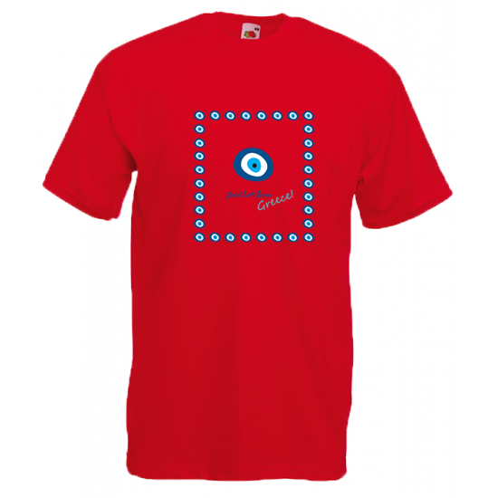 Evil Eye Square T-Shirt with print