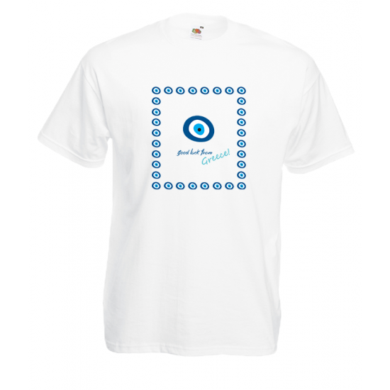 Evil Eye Square T-Shirt with print