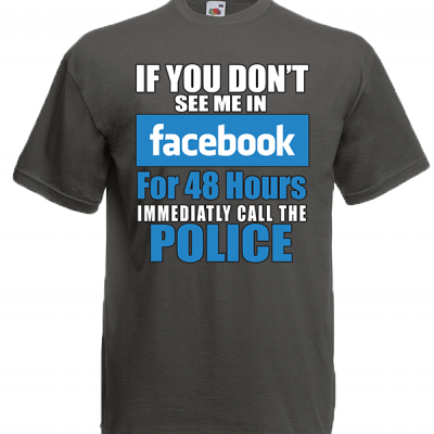 Facebook 48 Hours T-Shirt with print