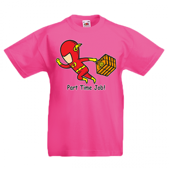 T-Shirt with print Flas Part Time Job-3692