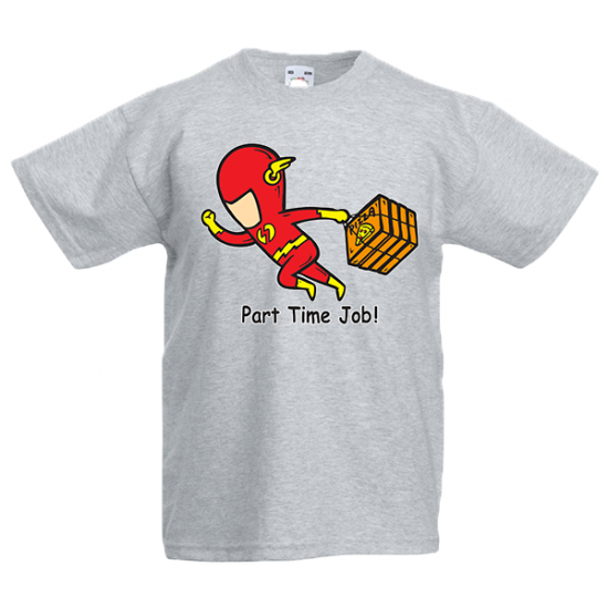 T-Shirt with print Flas Part Time Job-3692