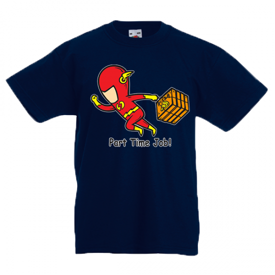 T-Shirt with print Flas Part Time Job-3692