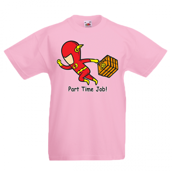 T-Shirt with print Flas Part Time Job-3692