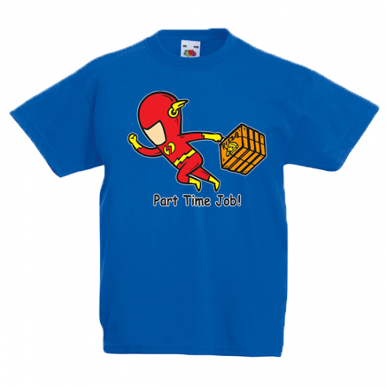 T-Shirt with print Flas Part Time Job-3692