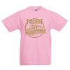 Fortnite Battle Bus Gold Kids T-Shirt with print