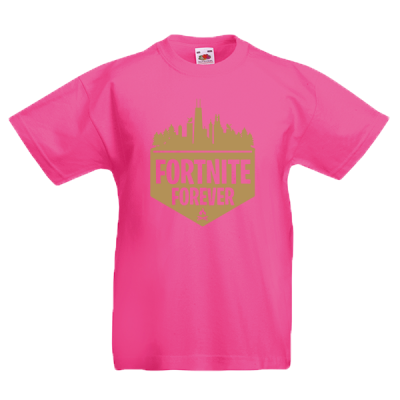 Fortnite Forever Gold Kids T-Shirt with print