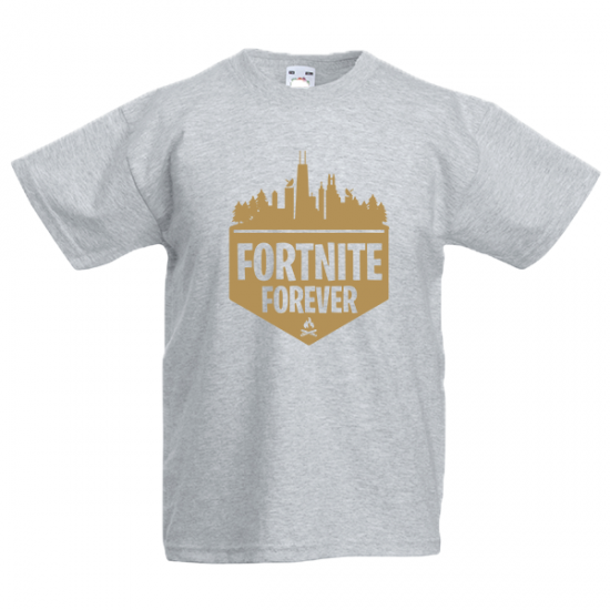 Fortnite Forever Gold Kids T-Shirt with print