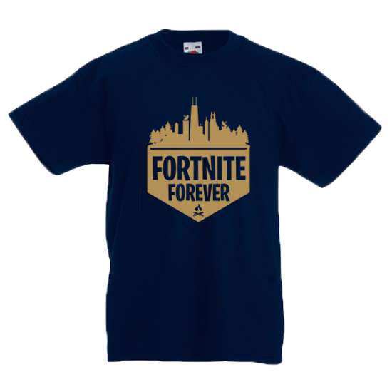 Fortnite Forever Gold Kids T-shirt με στάμπα