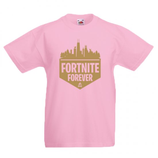 Fortnite Forever Gold Kids T-shirt με στάμπα