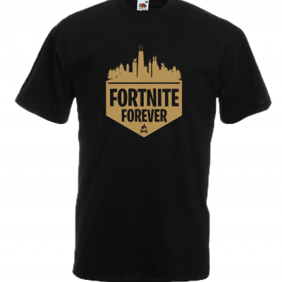 Fortnite Forever Gold T-Shirt with print
