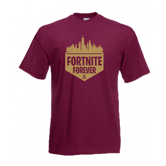 Fortnite Forever Gold T-Shirt with print