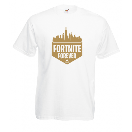 Fortnite Forever Gold T-Shirt with print