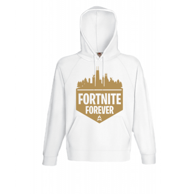 Fortnite Forever Gold Hooded Sweatshirt with print