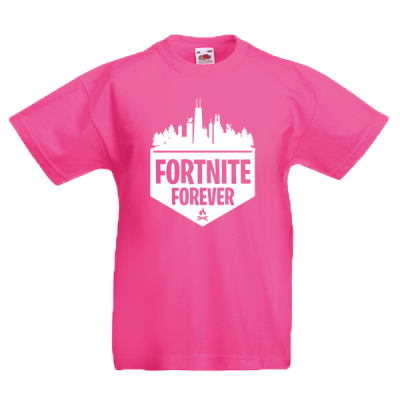 Fortnite Forever White Kids T-shirt με στάμπα