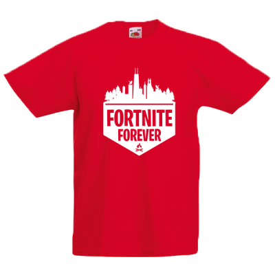 Fortnite Forever White Kids T-Shirt with print
