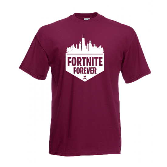 Fortnite Forever White T-Shirt με στάμπα