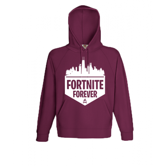 Φούτερ με στάμπα Fortnite Forever White-FFWH