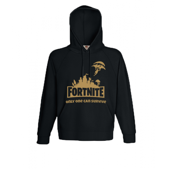 Φούτερ με στάμπα Fortnite Skydiver Gold-FSDGH