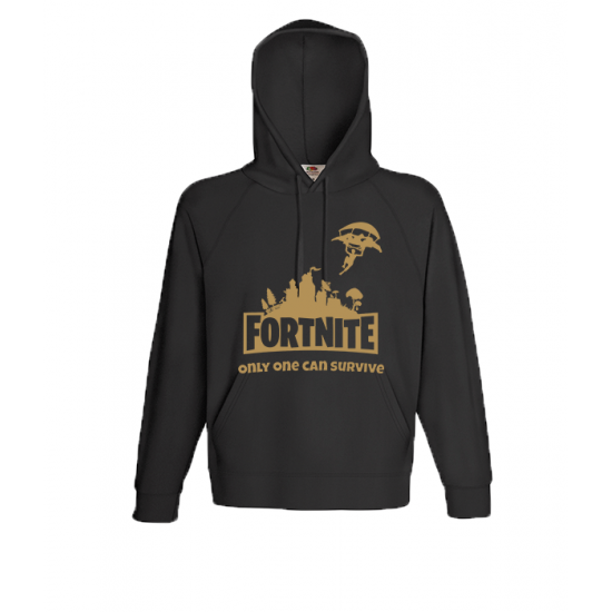Φούτερ με στάμπα Fortnite Skydiver Gold-FSDGH