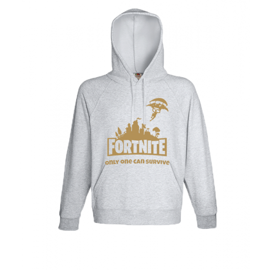 Φούτερ με στάμπα Fortnite Skydiver Gold-FSDGH