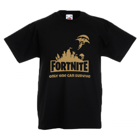 Fortnite Skydiver Gold Kids T-Shirt with print
