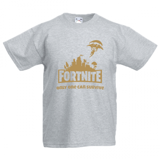 Fortnite Skydiver Gold Kids T-Shirt with print