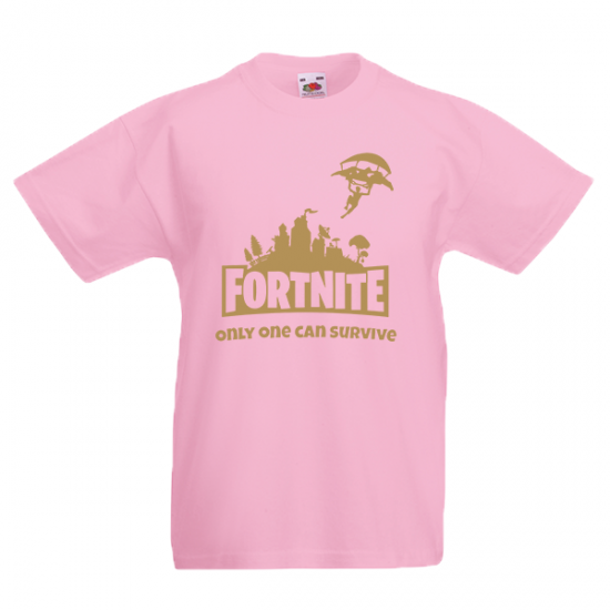 Fortnite Skydiver Gold Kids T-Shirt with print