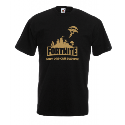 Fortnite Skydiver Gold T-Shirt με στάμπα