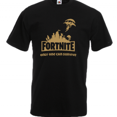 Fortnite Skydiver Gold T-Shirt με στάμπα