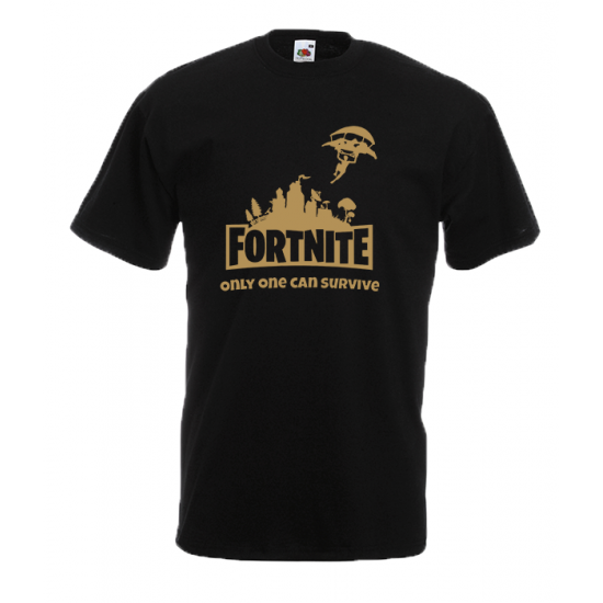 Fortnite Skydiver Gold T-Shirt με στάμπα