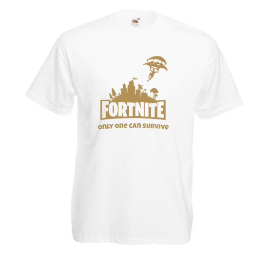 Fortnite Skydiver Gold T-Shirt με στάμπα