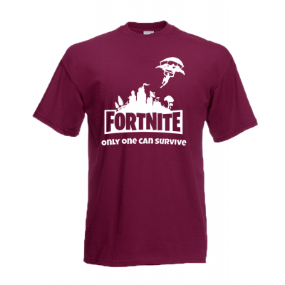 T-shirt με στάμπα Fortnite Skydiver White