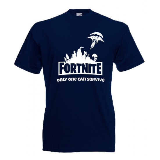 T-Shirt with print Fortnite Skydiver White-FSW