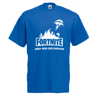 T-shirt με στάμπα Fortnite Skydiver White