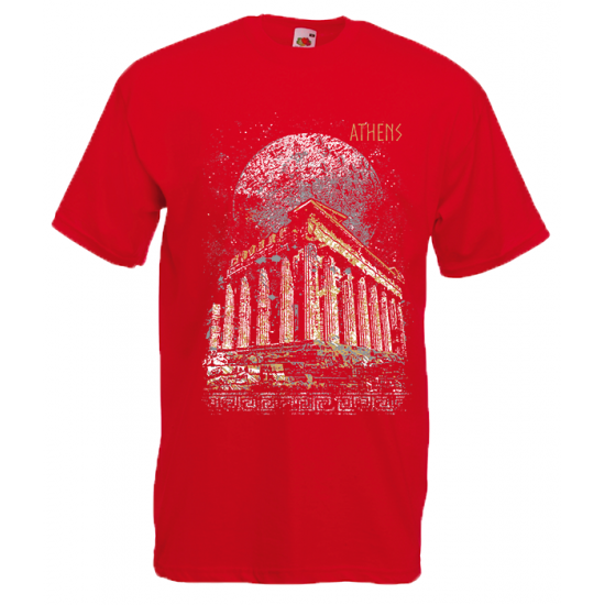 Full Moon Parthenon T-Shirt with print