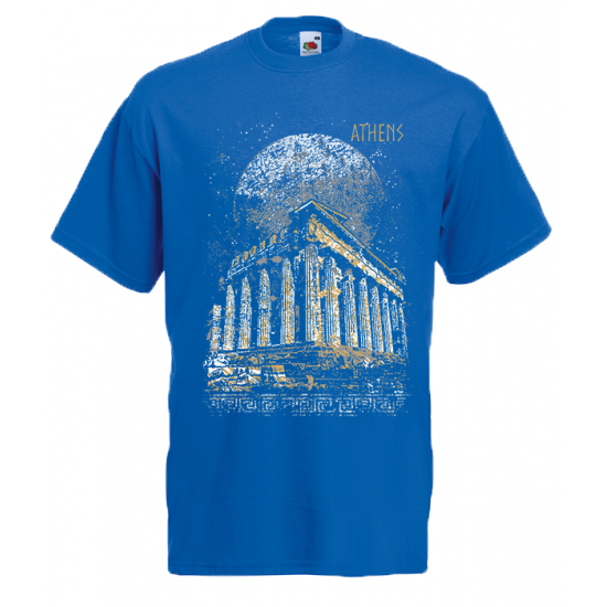 Full Moon Parthenon T-Shirt with print